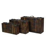 Creative Wooden Suit Box Clothes Storage Box