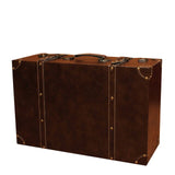 Vintage Suitcase Props Retro Large Wooden Suitcase