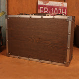 Creative Retro Wooden Suit Box Clothes Storage Box