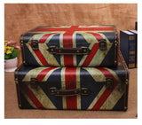 Retro London Wooden Suit Box Clothes Storage Box