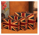 Retro London Wooden Suit Box Clothes Storage Box
