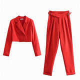 Women 2 Pieces Sets Top And Pants