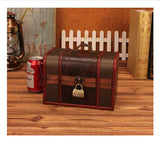 Creative Retro Wooden Suit Box Clothes Storage Box